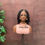 Thumbnail: Human hair loc wig 6”, wig Hannah