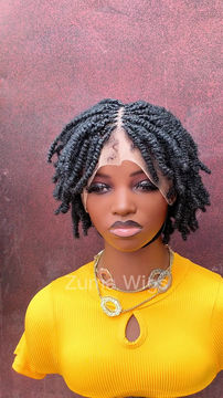 Thumbnail: Short lightweight Marley twists wig