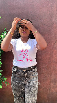 Thumbnail: Lace front microloc unit with bangs, hair replacement unit for hair loss