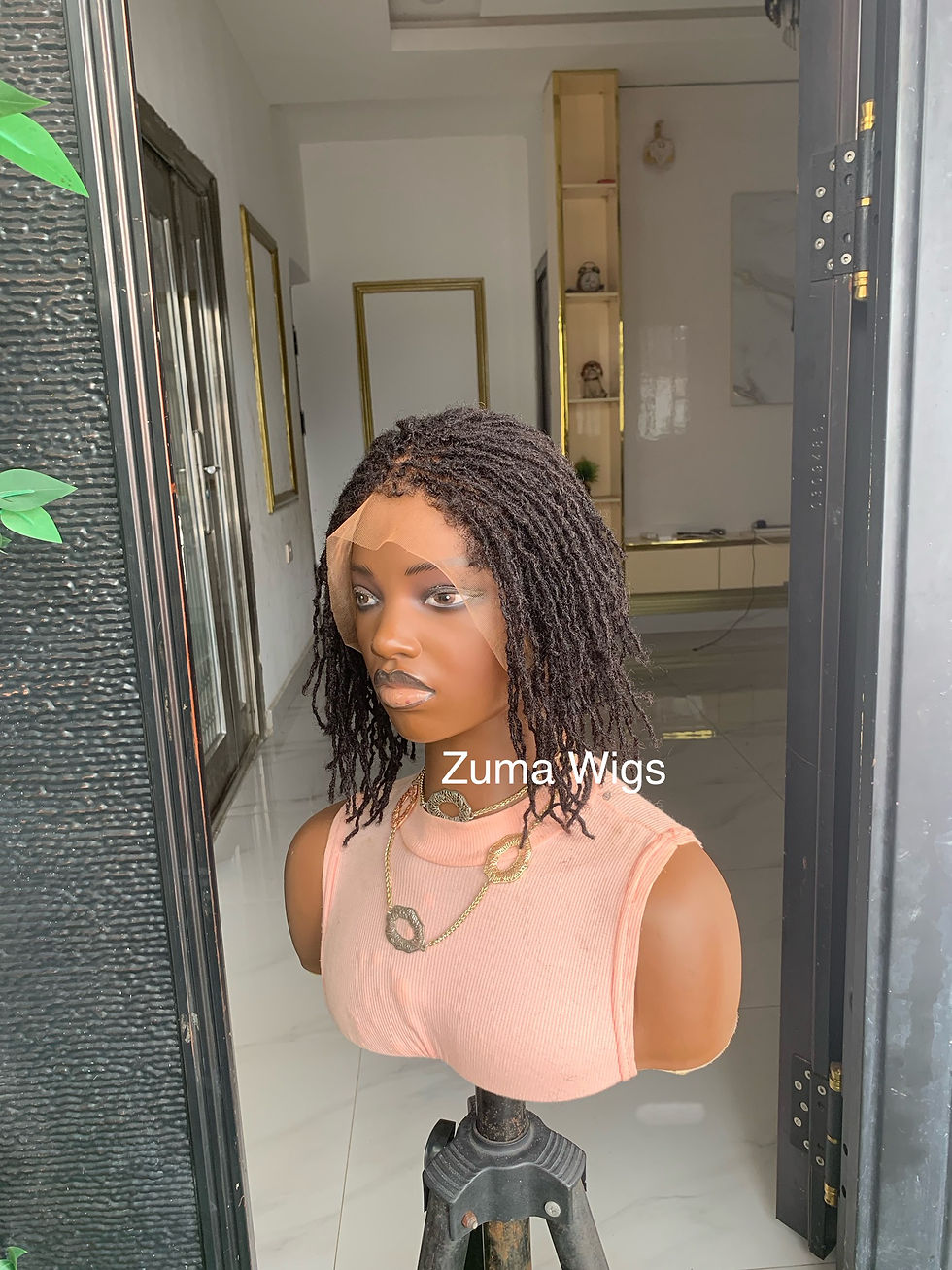 Thumbnail: 13x4 lace front microloc replacement unit for hair loss