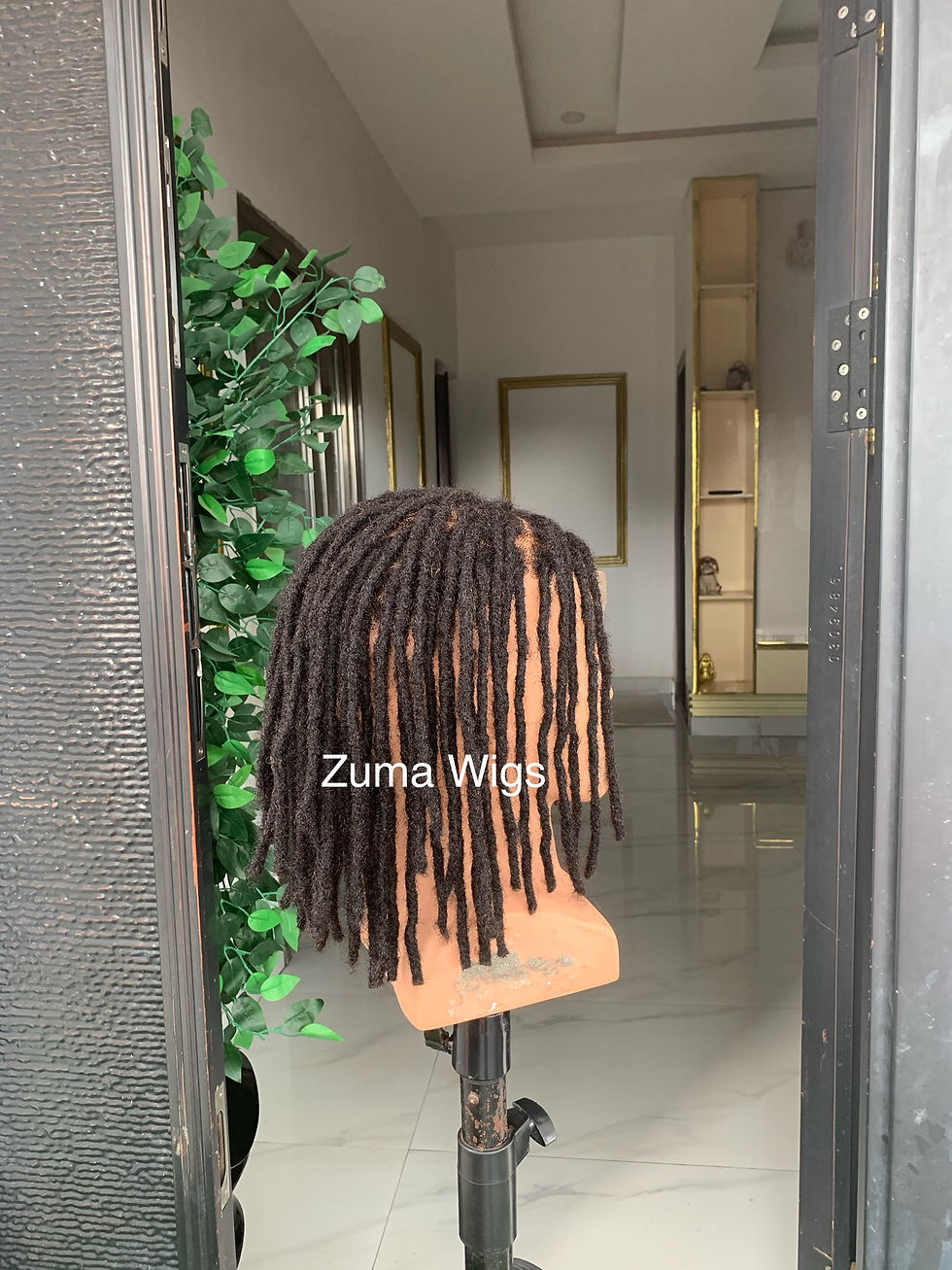 Thumbnail: Human hair male loc toupee, ready to ship