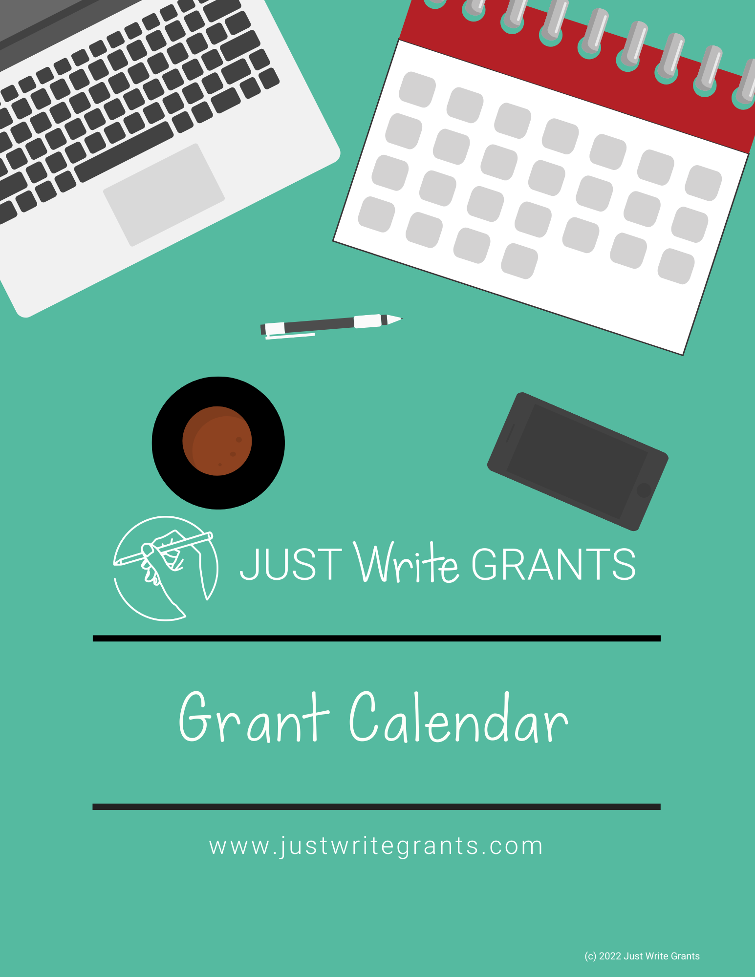 Grant Calendar - Editable and Perpetual - Excel Instant Download
