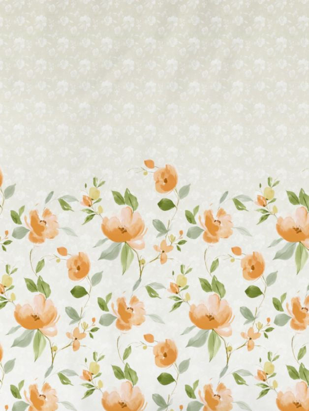Thumbnail: DDecor Primary Collection Syrah Orange Ochre Bed Sheet Set with Pillow Cover