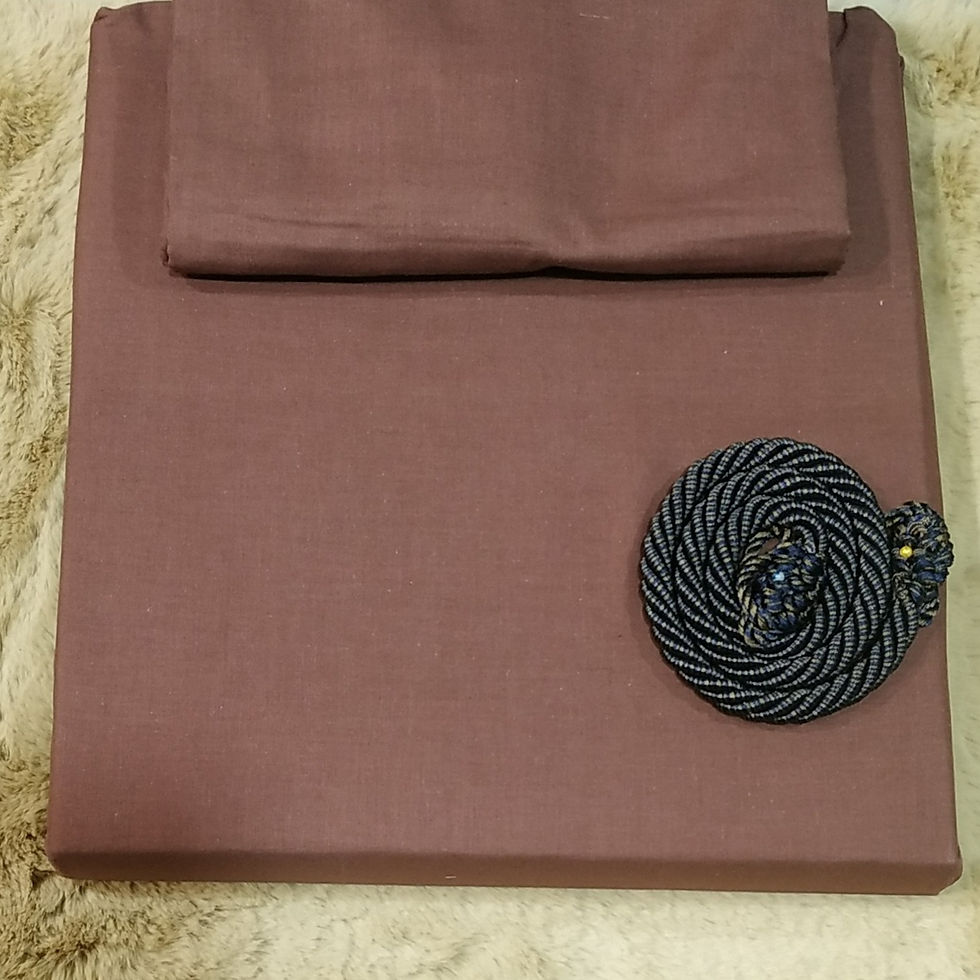 SPACES Healthy Life 3 Piece King size Cotton Bedsheet - 274 x 274 cm