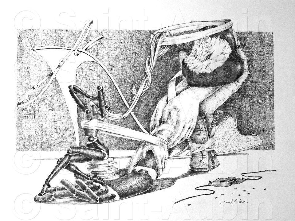 Creation de talon haut par Diane Saint-Seers, artiste lanaudoise