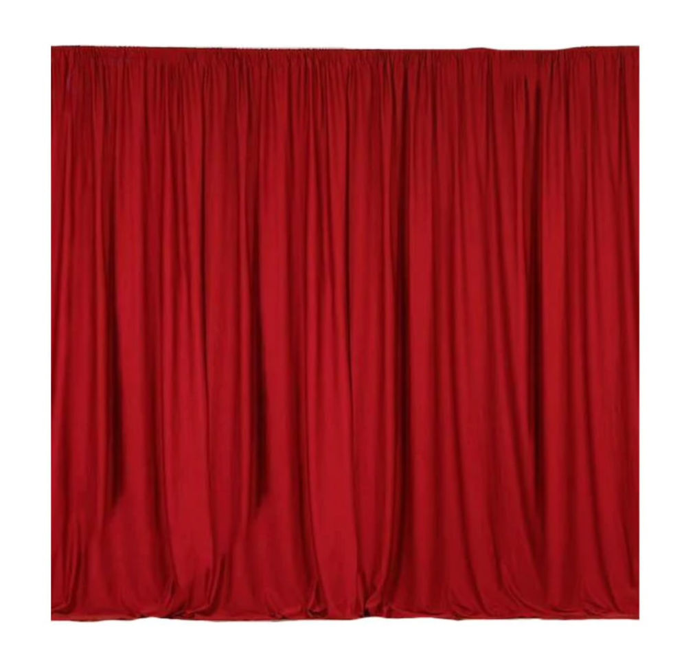 Miniature : Rideau en polyester rouge