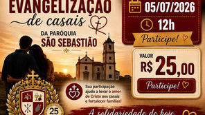 Feijoada Solidária fortalece a evangelização de casais na Paróquia São Sebastião