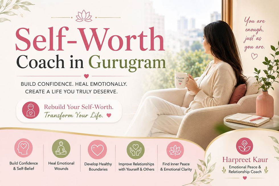 Self-Worth Coach in Gurugram