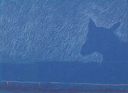 Henri Haake new Malerei Maler painter painting Kunst art Kunstmarkt Künstler artist artfair zeitgenössisch contemporary collector Sammler artcollector Berlin emerging artist emergingart henrihaake artmarket upcoming Ausstellung exhibition Kunstgeschichte history arthistory »Fox« 2024 pencil on paper 14,8x21cm