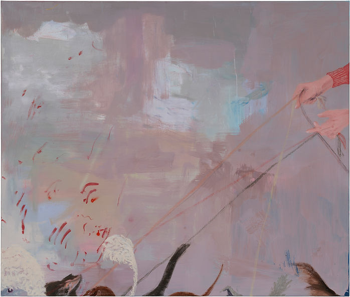 Henri Haake Malerei Maler painting Kunst art Kunstmarkt Künstler artist artfair zeitgenössisch contemporary collector Sammler artcollector Berlin Kreuzberg Lübeck emerging artist emergingart figurative henrihaake artmarket upcoming collector Sammler artcontemporain newfigurative Studio Gassi goes jumble dogs Hunde dogsitter sitter leeches Pudel tails
