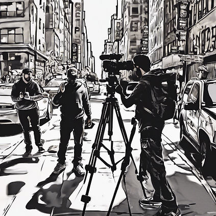 Luque Productions crew filming in the streets of NYC.jpg