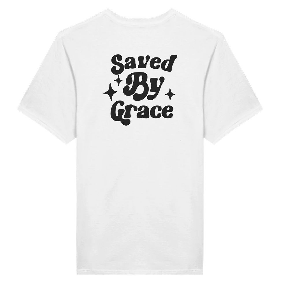 B Imblesst Saved by Grace Classic Unisex Crewneck T-shirt