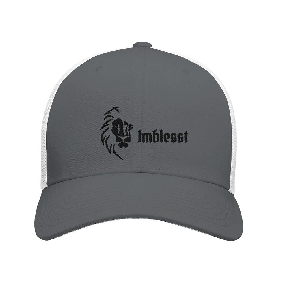 Lion Imblesst Adult 6-Panel Trucker Cap | Flexfit 6511