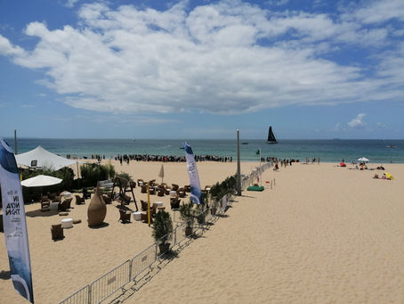 We went to Conferência dos Oceanos in Carcavelos
