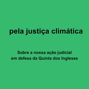 STATEMENT – For Climate Justice