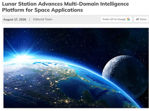 SATNow - Read their new article about Lunar Station!