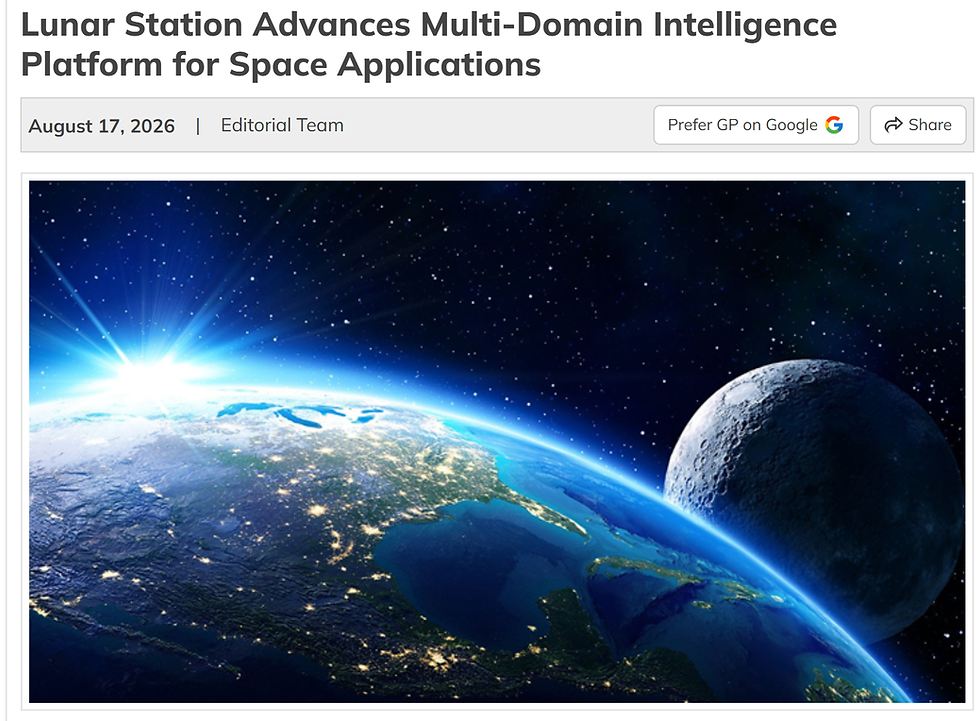 SATNow - Read their new article about Lunar Station!