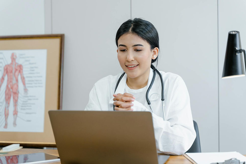 telemedicine and telehealth appointments with a local clinic