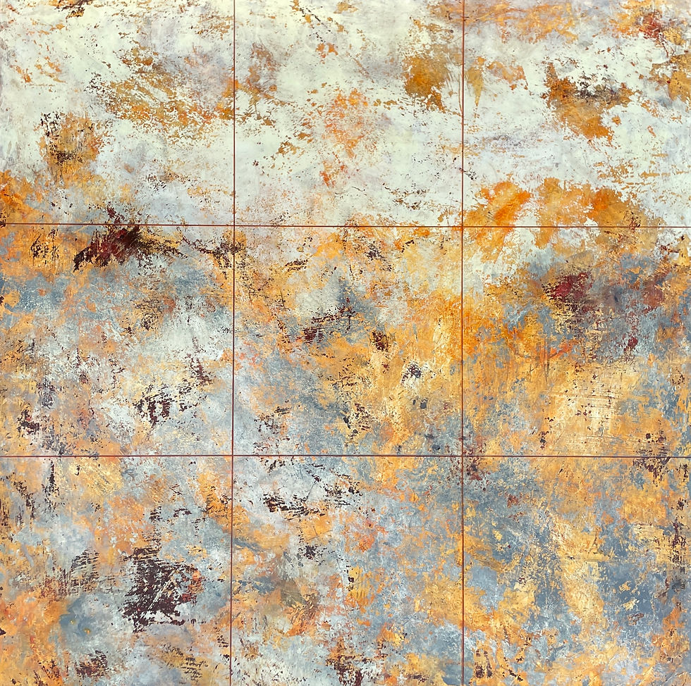 vista, mixed media, 39in x 39in