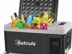 历史新低!AstroAI 15升 可冷冻 可家用 便携式车载冰箱6.6折