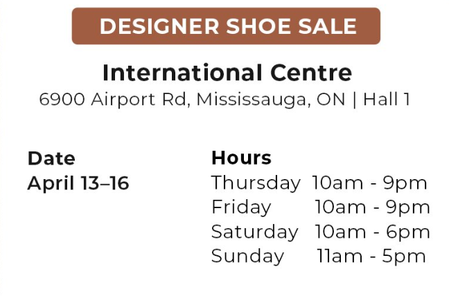 Designer Shoe Warehouse Sale