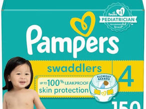 精选多款 Pampers 帮宝适 Swaddlers 婴幼儿纸尿裤超值装特价销售+额外8折+满减20加元