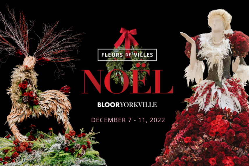 Fleurs de Villes NOËL in Bloor-Yorkville