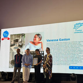 Architecture Head Vanessa Gaston Conferred the Blue Mango Awards