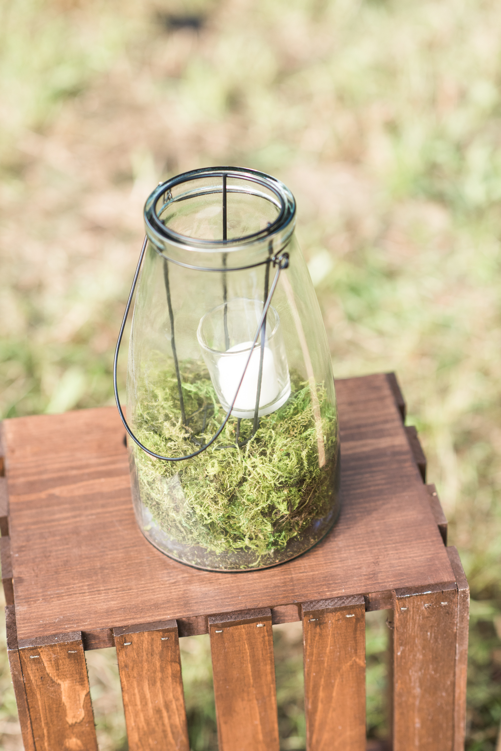 Large Glass Candle Containers
