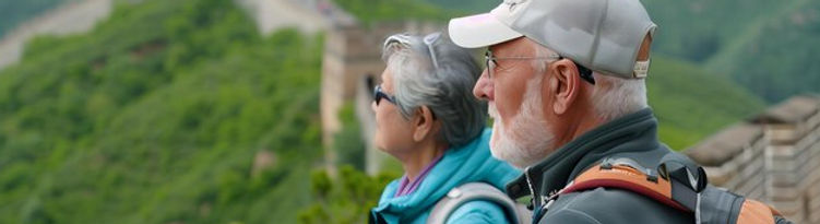 elderly-tourists-discovering-great-wall-