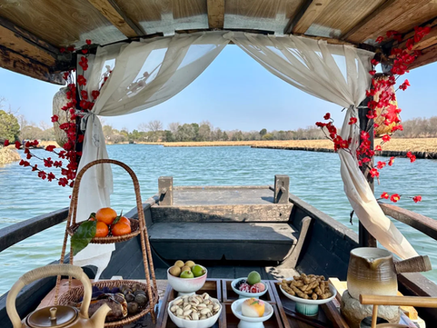 Xixi Wetland Must-Try: Boat-rowing Afternoon Tea in Hangzhou