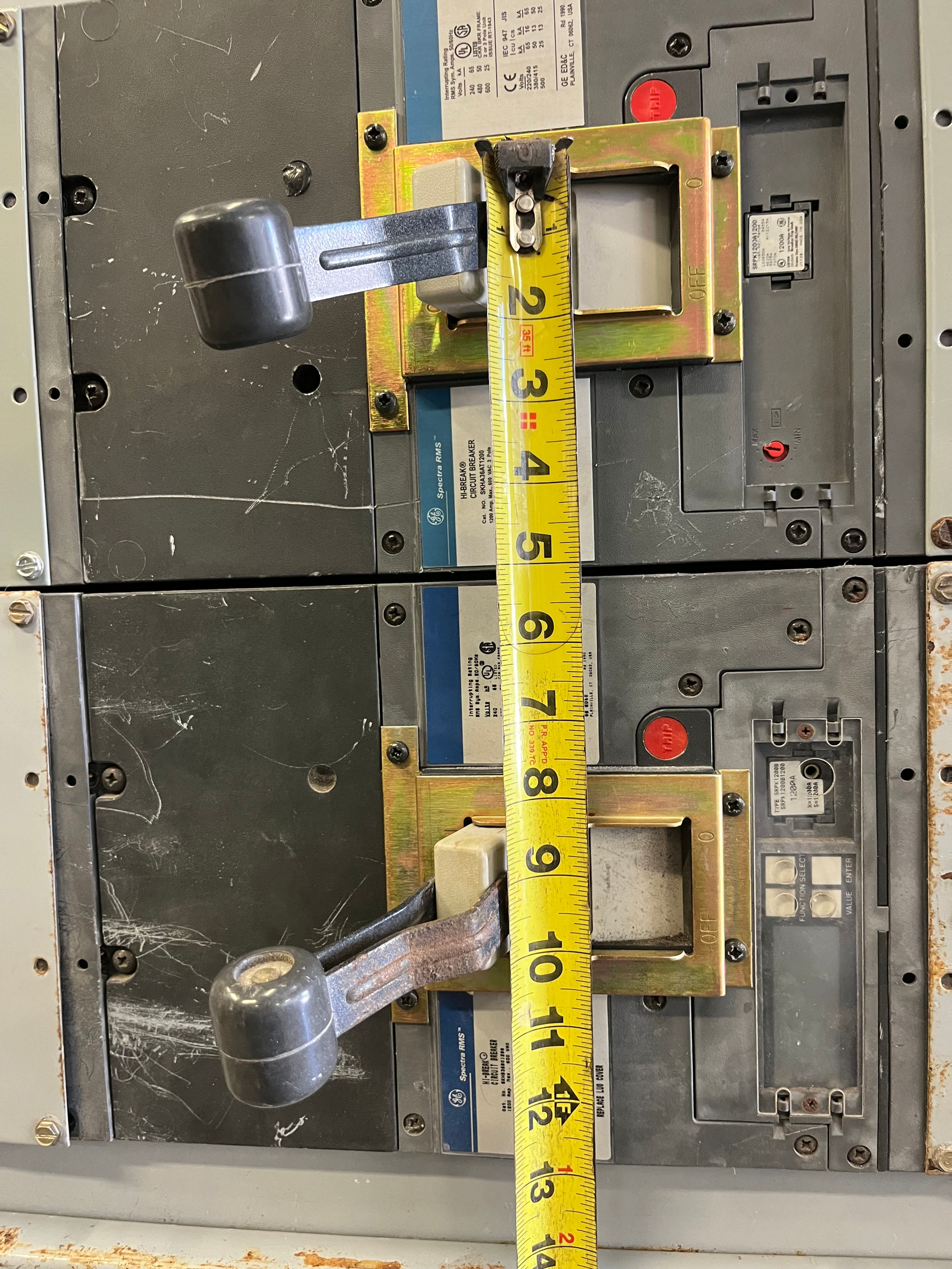 GE1200 AMP Panel Generator Interlock