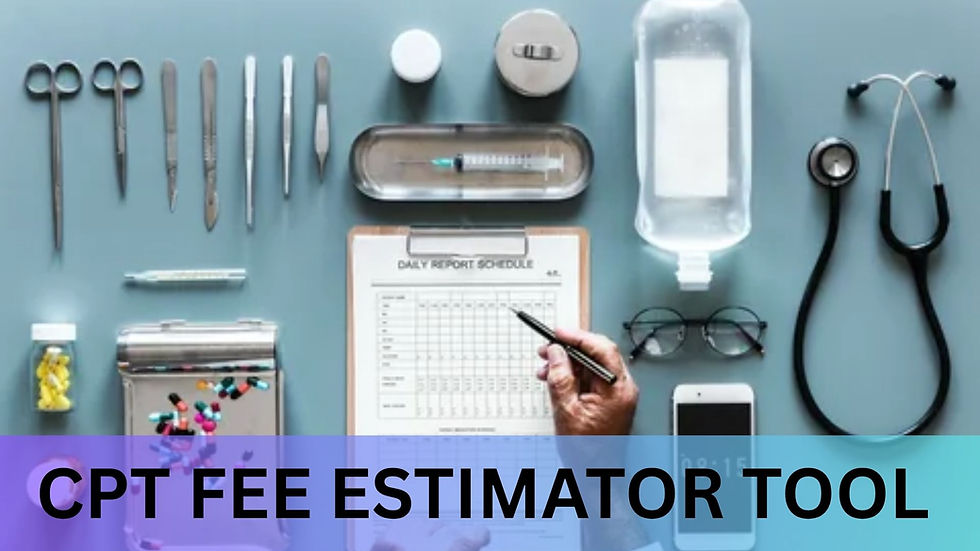 How to Check Procedure Prices Quickly: CPT Fee Estimator Tool