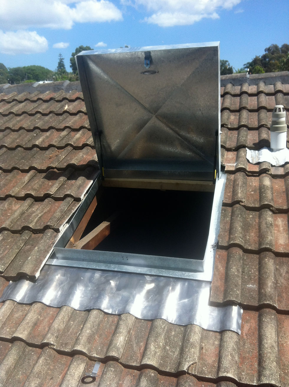 Skylight installation
