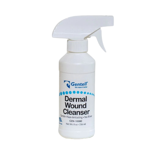 Gentell Wound Cleanser Limpiador de Heridas 8 Oz Spray Botella - Una pieza