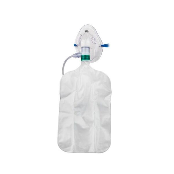Respifix Mascarilla para Oxígeno con Bolsa Reservorio - Caja con 100 piezas