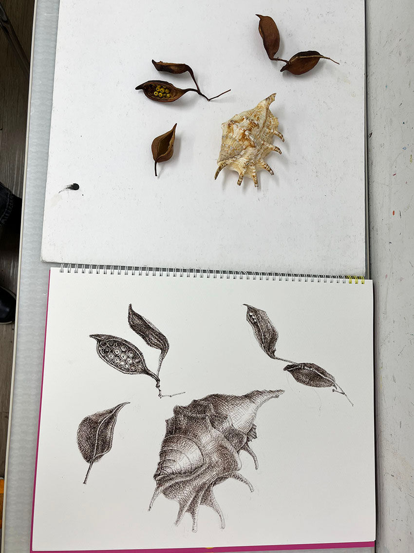 ペン画.11.23.(Erikoさん.Am)