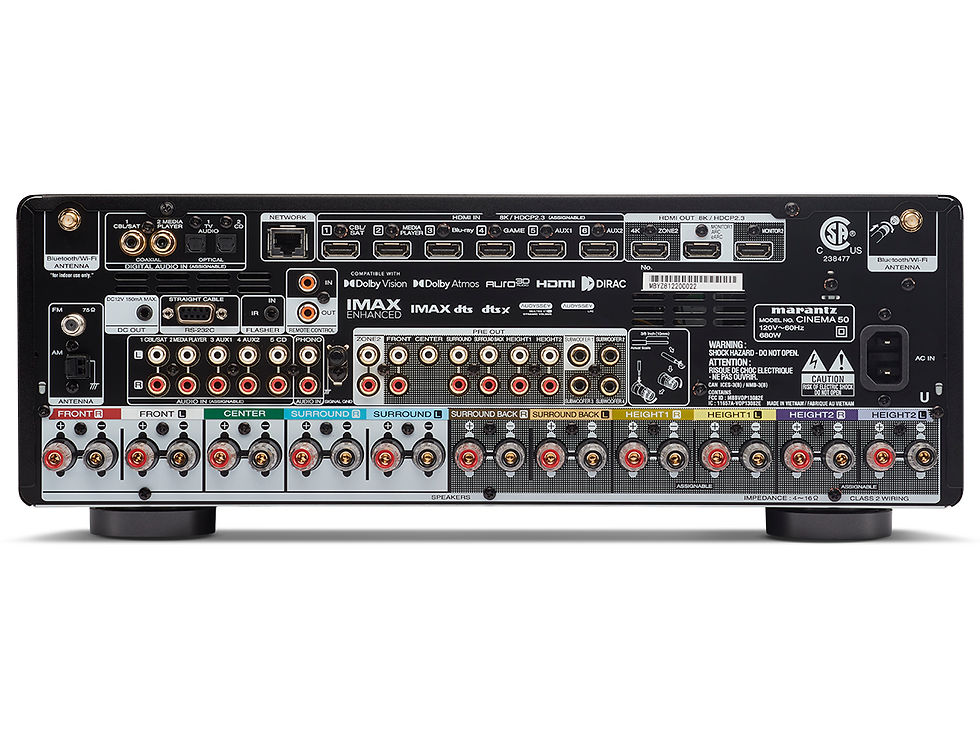 縮圖：享悅音響(實體店面)日本馬蘭士 Marantz Cinema 50 9.4聲道8K AV環繞擴大機 {公司貨}