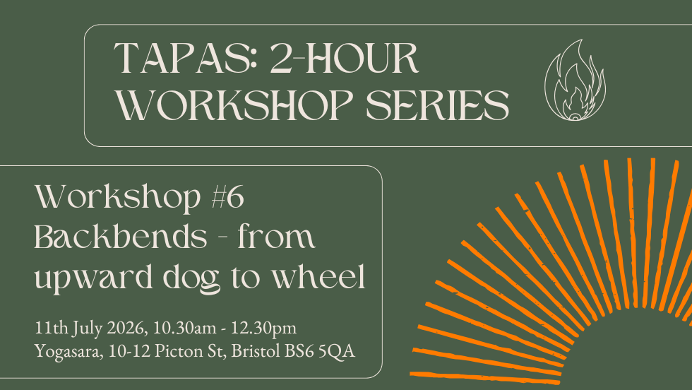 Tapas Workshop Series: #6 - Backbends: From Upward Dog to Wheel (Urdhva Danurasana) 