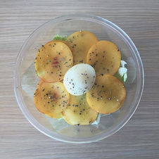 Can you "peach" a salad?