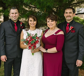 Happy Wedding Family Photo