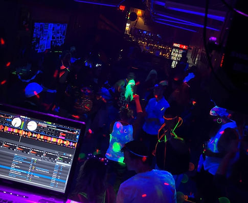 Black Light Event Dance Party