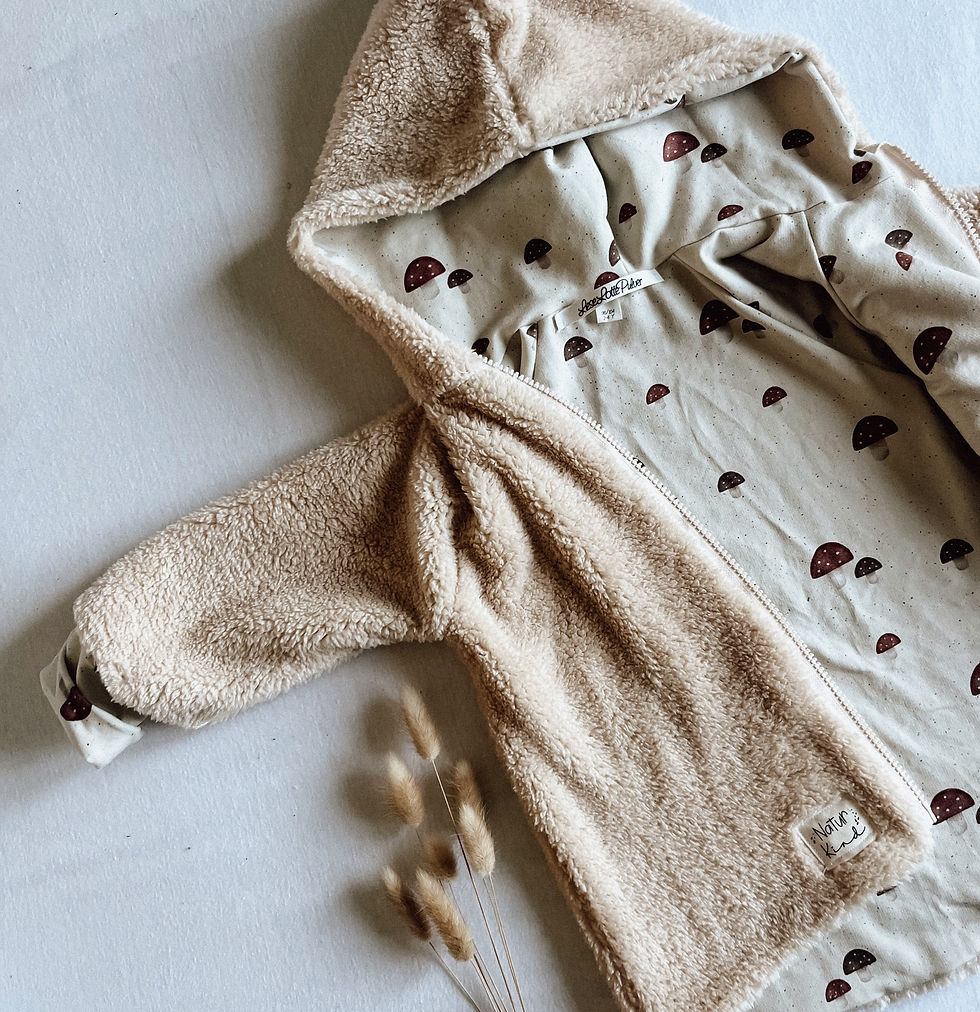 Teddyjacke Fliegenpilz