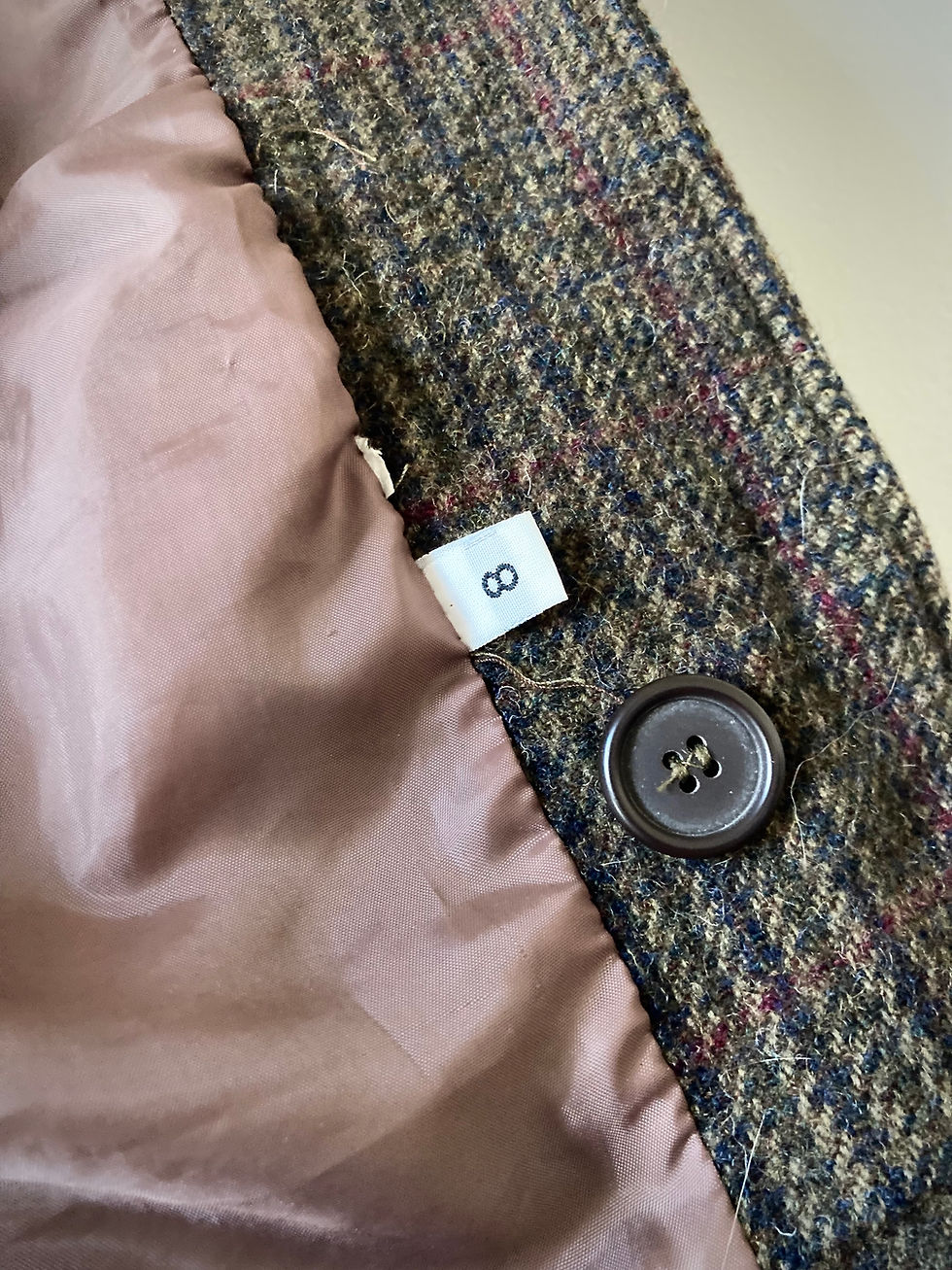 Thumbnail: Vintage International Scene Wool Coat