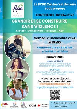 CONFERENCE FCPE TOURS - AFFICHE DEFINITVE
