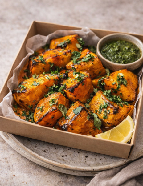 SIDES BOX - Roasted spiced pumpkin | salsa verde | herbs (gf/df/v) -Serves 5