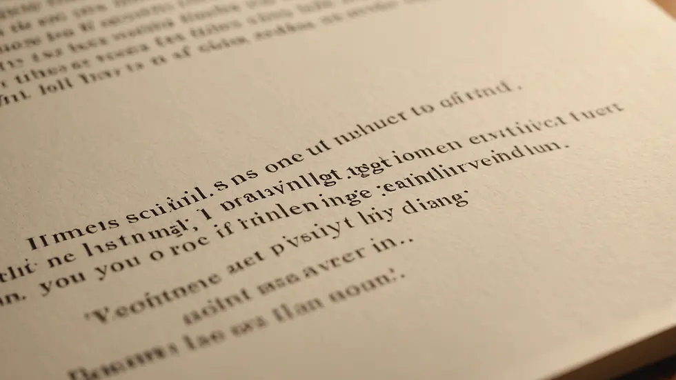 Close-up view of an inspirational quote written on a piece of paper.