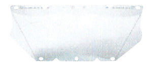 MSAV-Gard 8" X 17" X .040" Clear Polycarbonate Nitrometer Visor