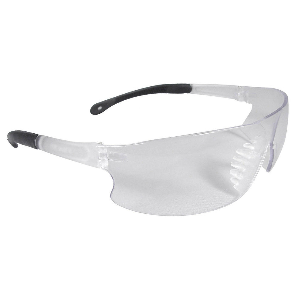 Rad-Sequel Safety Glasses, Clear Anti-Fog Lens