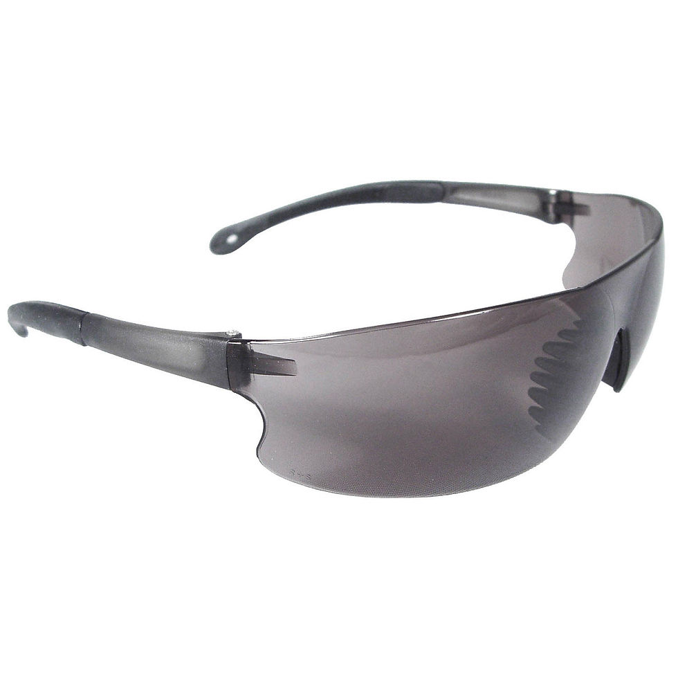 Rad-Sequel Safety Glasses, Smoke Lens